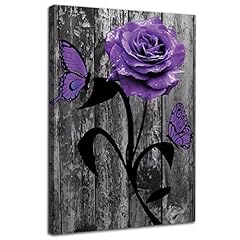 Purple flower canvas for sale  Delivered anywhere in USA 