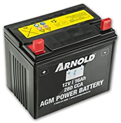 ARNOLD - Batterie AGM 12V 16AH 280CCA pour tondeuse d'occasion  Livré partout en France
