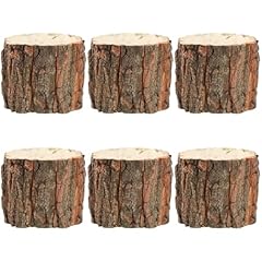 6pcs rustic bark for sale  Delivered anywhere in USA 