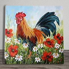 Cockerel ceramic picture for sale  Delivered anywhere in UK