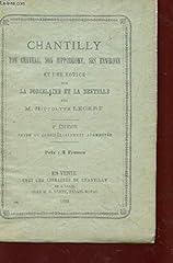 Chantilly chateau hippodrome d'occasion  Livré partout en France