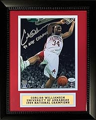 Corliss Williamson Autographed Arkansas 1994 Signed for sale  Delivered anywhere in Canada