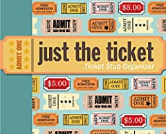 Just the Ticket: Ticket Stub Organizer for sale  Delivered anywhere in UK