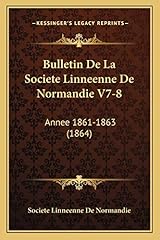 Bulletin societe linneenne d'occasion  Livré partout en France