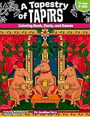 Tapestry tapirs coloring for sale  Delivered anywhere in USA 