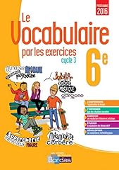 Vocabulaire exercices 6e d'occasion  Livré partout en France