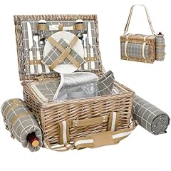 19pcs picnic basket for sale  Delivered anywhere in USA 