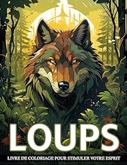 Livre coloriage loups d'occasion  Livré partout en France