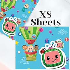 Cocomelon wrapping paper for sale  Delivered anywhere in UK