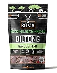 Boma Biltong Garlic & Herb | Grass Fed, Grass FINISHED for sale  Delivered anywhere in USA 