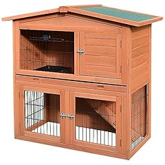 Pawhut rabbit hutch for sale  Delivered anywhere in UK