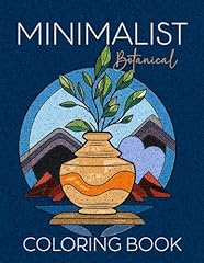 Minimalist botanical coloring for sale  Delivered anywhere in UK