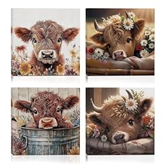 Pcs cow decor for sale  Delivered anywhere in USA 
