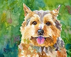 Norwich terrier art for sale  Delivered anywhere in USA 