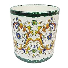 Vaso cilindro maiolica usato  Spedito ovunque in Italia 