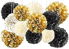 12pcs gold black for sale  Delivered anywhere in USA 