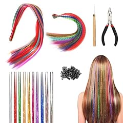Stück bunte haarverlängerung gebraucht kaufen  Wird an jeden Ort in Deutschland