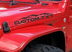 Custom decal text for sale  Delivered anywhere in USA 