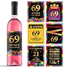 étiquette bouteille vin d'occasion  Livré partout en France