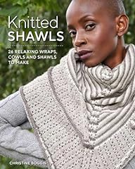 Knitted shawls relaxing for sale  Delivered anywhere in UK