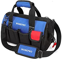 Used, WORKPRO Tool Bag 14-inch, Small Tool Bag Organiser, for sale  Delivered anywhere in UK