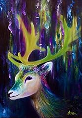 Stag oil painting for sale  Delivered anywhere in UK