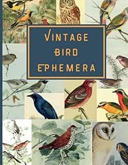 Vintage bird ephemera for sale  Delivered anywhere in UK