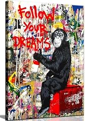 Banksy monkey street for sale  Delivered anywhere in USA 