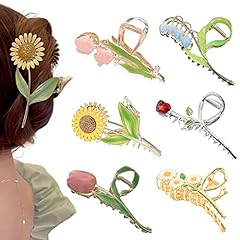 Flower metal hair for sale  Delivered anywhere in USA 