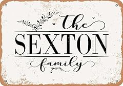 Metal sign sexton for sale  Delivered anywhere in USA 