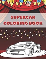 Supercar coloring book for sale  Delivered anywhere in USA 