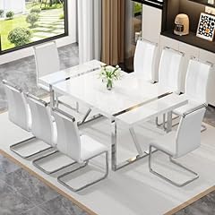 White dining table for sale  Delivered anywhere in USA 