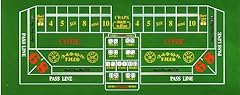 Brybelly craps layout for sale  Delivered anywhere in USA 