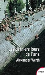 Derniers jours paris d'occasion  Livré partout en France