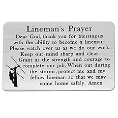 Gzrlyf lineman prayer for sale  Delivered anywhere in USA 