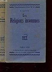 Religions inconnues collection d'occasion  Livré partout en France