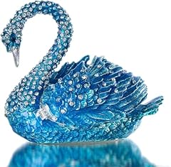 Hdcrystalgifts blue swan for sale  Delivered anywhere in UK
