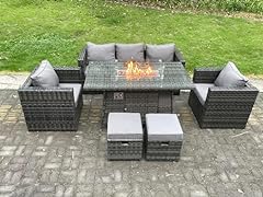 Fmsgarden seater wicker for sale  Delivered anywhere in UK