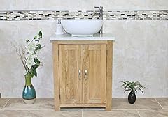 Solid oak bathroom for sale  Delivered anywhere in UK