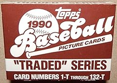 1990 topps traded for sale  Delivered anywhere in USA 