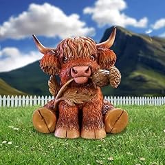 Highland cow sculpture for sale  Delivered anywhere in USA 