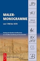 Malermonogramme 1700 1870 gebraucht kaufen  Wird an jeden Ort in Deutschland