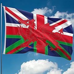 Welsh flag union for sale  Delivered anywhere in UK