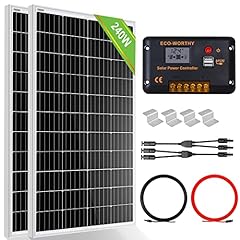 ECO-WORTHY 1KW·H/Day Solar Panel Kit 240Watt 12Volt for sale  Delivered anywhere in UK