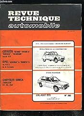 Revue technique automobile d'occasion  Livré partout en France