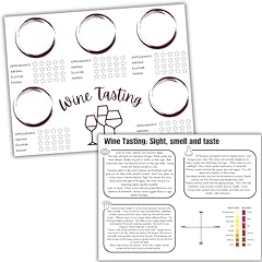Wine tasting scorecards for sale  Delivered anywhere in USA 