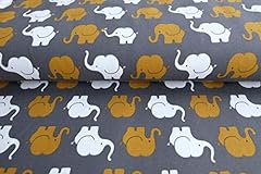 Jersey stoff elefantenparade gebraucht kaufen  Wird an jeden Ort in Deutschland
