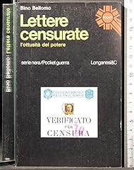 Lettere censurate. ottusità usato  Spedito ovunque in Italia 
