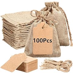 100 pcs burlap for sale  Delivered anywhere in USA 
