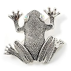 Avalaya marcasite frog for sale  Delivered anywhere in UK